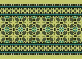 Knitted ethnic pattern, Vector cross stitch oriental background, Embroidery retro jacquard style, Purple pattern square native, Design for textile, fabric, carpet, rug, fibres