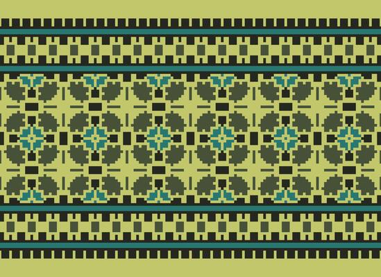 Knitted ethnic pattern, Vector cross stitch oriental background, Embroidery retro jacquard style, Purple pattern square native, Design for textile, fabric, carpet, rug, fibres