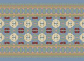 de punto étnico patrón, vector cruzar puntada oriental fondo, bordado retro jacquard estilo, púrpura modelo cuadrado nativo, diseño para textil, tela, alfombra, alfombra, fibras