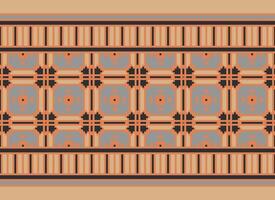 Beautiful floral cross stitch pattern.geometric ethnic oriental pattern traditional background.Aztec style abstract vector illustration.design for texture,fabric,clothing,wrapping,decoration,carpet.