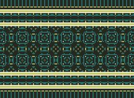 Beautiful floral cross stitch pattern.geometric ethnic oriental pattern traditional background.Aztec style abstract vector illustration.design for texture,fabric,clothing,wrapping,decoration,carpet.