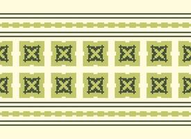 Beautiful floral cross stitch pattern.geometric ethnic oriental pattern traditional background.Aztec style abstract vector illustration.design for texture,fabric,clothing,wrapping,decoration,carpet.