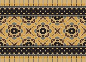 añadas cruzar puntada tradicional étnico modelo cachemir flor ikat antecedentes resumen azteca africano indonesio indio sin costura modelo para tela impresión paño vestir alfombra cortinas y pareo de malasia vector