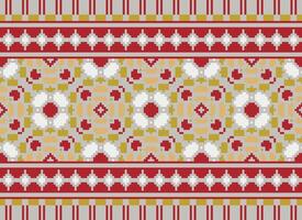 africano cruzar puntada bordado en fondo.geometrico étnico oriental sin costura modelo tradicional.azteca estilo resumen vector ilustración.diseño para textura,tela,ropa,envoltura,alfombra.