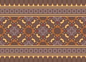 cruzar puntada vistoso geométrico tradicional étnico modelo ikat sin costura modelo resumen diseño para tela impresión paño vestir alfombra cortinas y pareo de malasia azteca africano indio indonesio vector