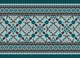 cruzar puntada vistoso geométrico tradicional étnico modelo ikat sin costura modelo resumen diseño para tela impresión paño vestir alfombra cortinas y pareo de malasia azteca africano indio indonesio vector