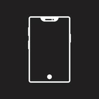 mobile phone icon vector