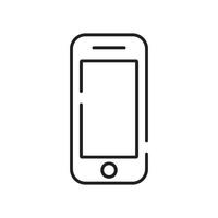 mobile phone icon vector