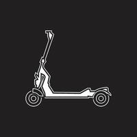 vector de icono de scooter