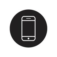 mobile phone icon vector