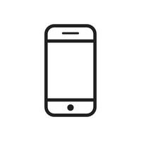 mobile phone icon vector