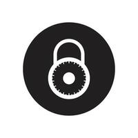 padlock icon vector