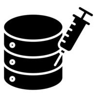 SQL Injection icon vector illustration