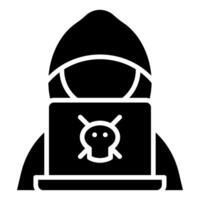 Hacking icon vector illustration