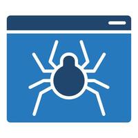 Dark Web Crawler icon vector illustration