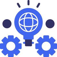 Innovation Solid Two Color Icon vector