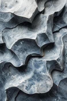 AI generated Close Up View of Rock Formation photo