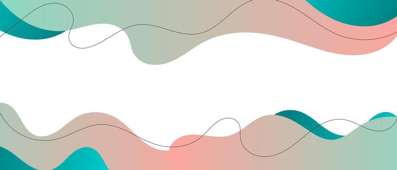 abstract background with waves and lines vector