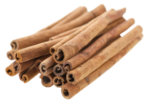 AI generated Whole cinnamon sticks on transparent background - stock png. png