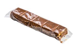 ai generado envuelto chocolate bar con nueces png