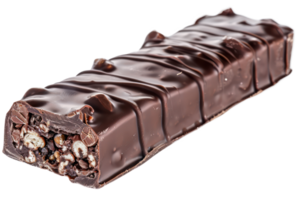 AI generated Chocolate roll with nuts and caramel png