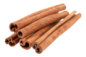 AI generated Whole cinnamon sticks on transparent background - stock png. png