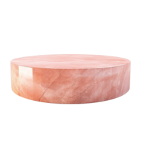 ai gerado esvaziar Rosa dourado pedra produtos isolado em transparente fundo png