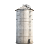 ai gegenereerd silo geïsoleerd Aan transparant achtergrond png