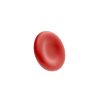 ai gerado detalhado 3d render do vermelho sangue células em uma transparente fundo, exibindo a complexidades do humano sangue componentes. png