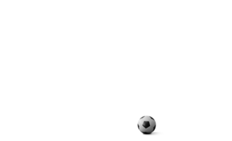 Soccer ball with light and shadow PNG transparent