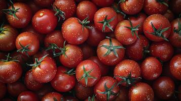 ai generado un pila de Tomates foto