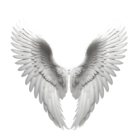 AI generated Angel wings isolated png