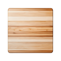 AI generated Cutting square board isolated png