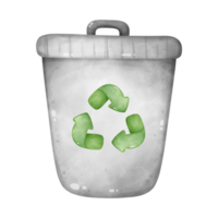 Illustration of recycled garbage png