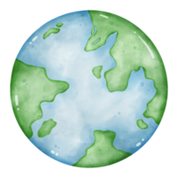 verde pianeta terra, illustrazione di il mondo png