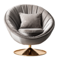 AI generated luxury classic antique chair on transparent Background png