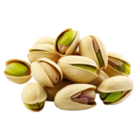 AI generated Pistachios isolated on Transparent background. png