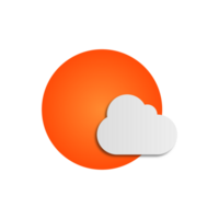 3D-Wettersymbol png