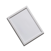 Isolated blank picture frame png