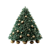 AI generated Christmas tree, Christmas tree png