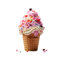 AI generated Ice cream, Ice cream png