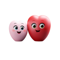 ai gegenereerd rood hart emoji, rood hart emoji PNG