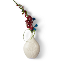 The bouquet of flowers for interior decorating in ceramic vase is isolated on the plain background. png