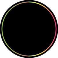 Video editor Glyph Due Color Icon vector