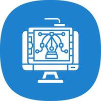 Graphic design Glyph Curve Icon vector