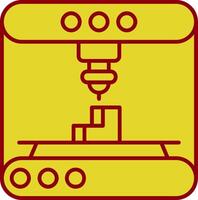 3d modeling Vintage Icon vector