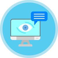 Visual communication Flat Multi Circle Icon vector