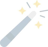 Magic wand Flat Light Icon vector