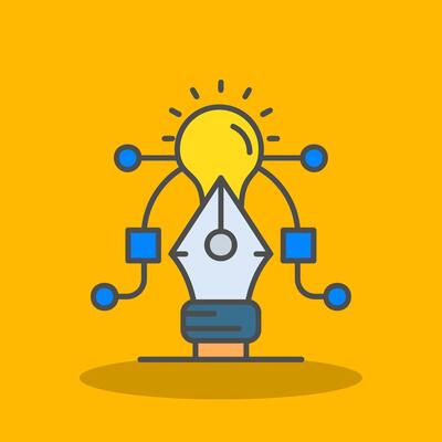 Graphic design Filled Shadow Icon