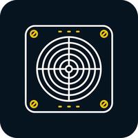 Extractor Line Yellow White Icon vector